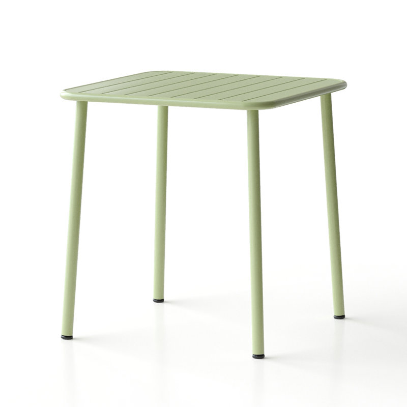 Table carrée pour l'extérieur, Vert antique