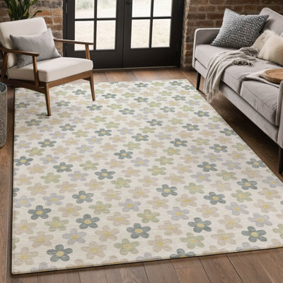 Machine Washable Indoor/Outdoor Chantille ACN2569 Kids Rug