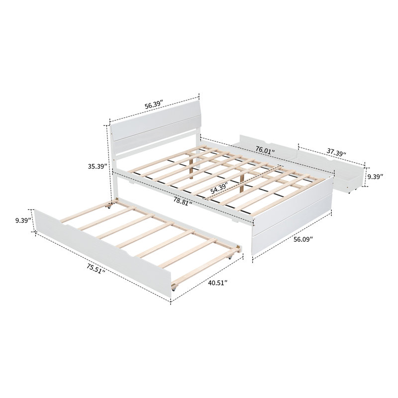 Oberia Platform Storage Bed