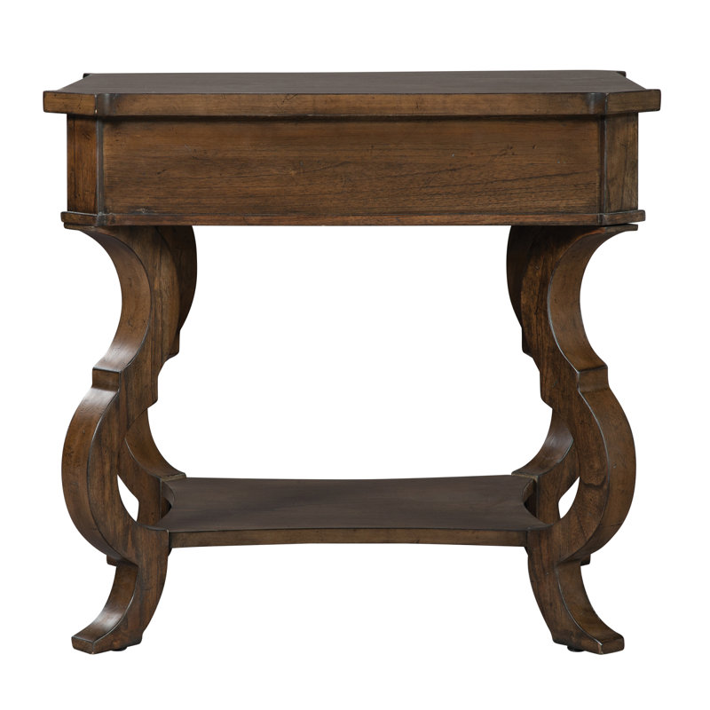 Alonia Solid Wood End Table