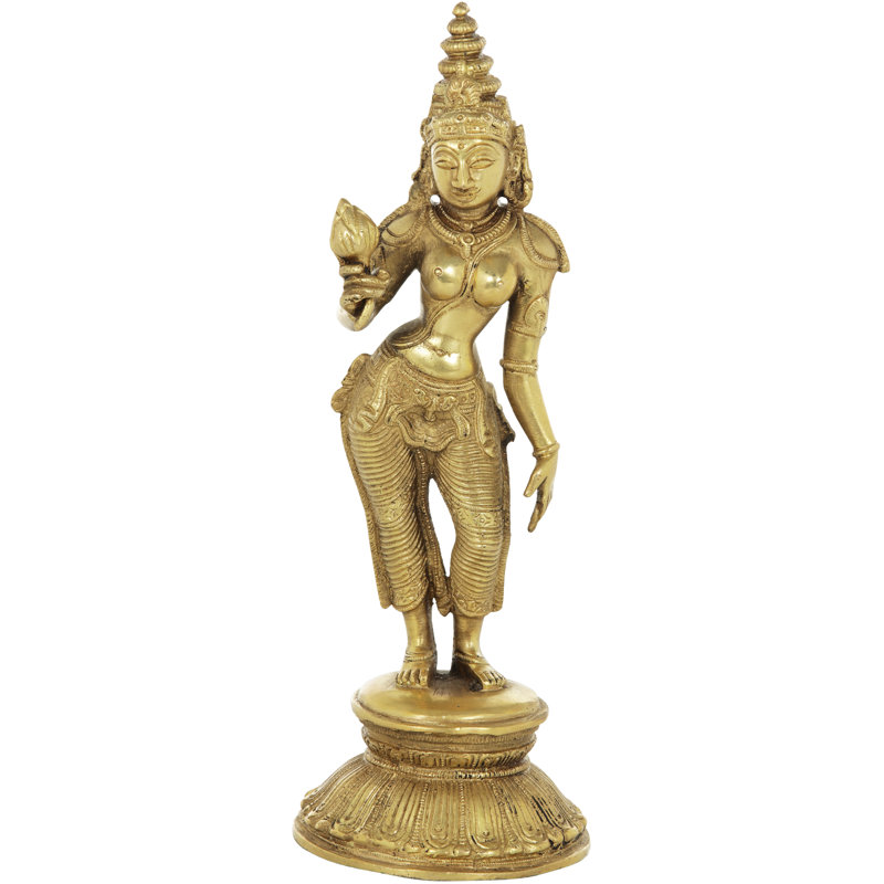 Déesse Parvati dans la triple posture courbée