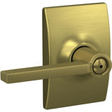 Satin Brass Door Lever