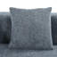 Canapé modulaire courbé de 132 po avec tissu en chenille et ressorts éponge Vargas-120347317