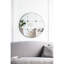 Miroir rond 36 po en verre antique traditionnel - Décorez votre maison avec salle de bain, vestibule, console