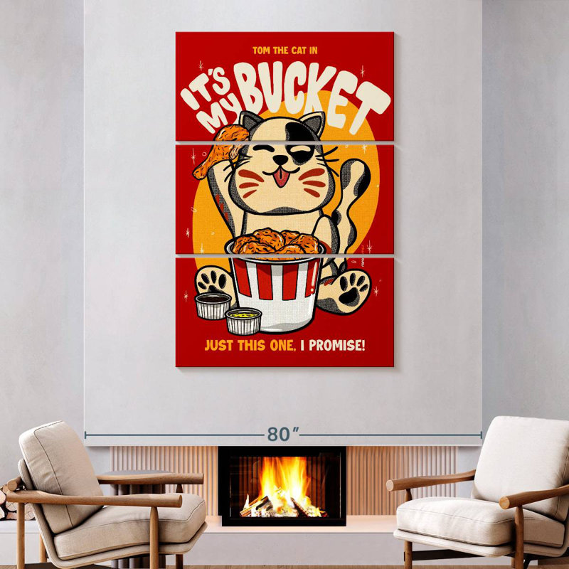 Yarlin It's My Bucket, 74" H x 28" W
