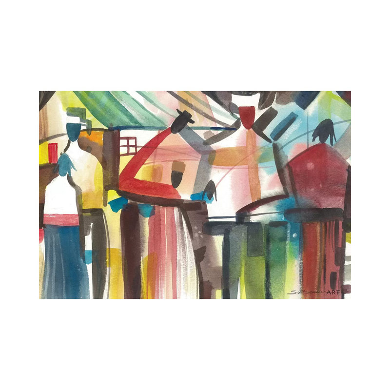 Family Gathering by Stacey Brown - Wrapped Canvas Print, 66.04 cm H x 45.72 cm W x 3.175 cm D