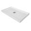 Base de plateau de douche à simple seuil SMC de taille 48/60 po x P 32/36 po avec ensemble de drain, antidérapant-112495621-118781937