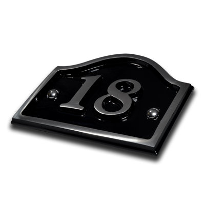 Jaclynn 11.5cm H Reflective Metal House Number