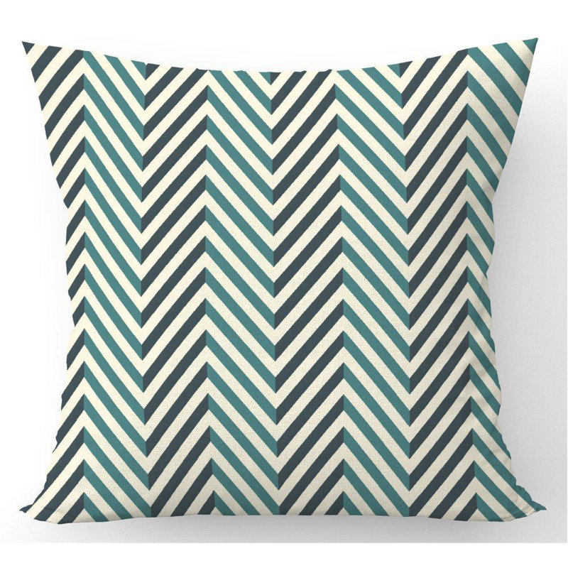Chattahoochee Herringbone Chevron Square Throw Cushion