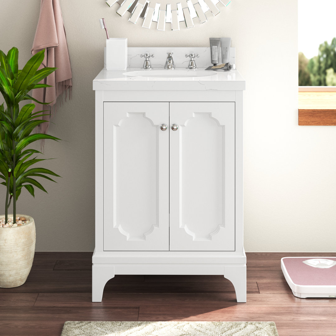 Bernardo 24" Single Bathroom Vanity Set Willa Arlo™ Interiors Base 
