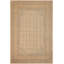 Tapis oriental rectangulaire en laine ivoire / gris 10 pi 1 po x 13 pi 11 po Fien