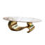 Table basse ovale moderne de 49 po, base en acier inoxydable-1758435800