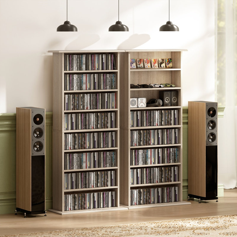 126.3 cm H Media Shelves
