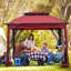 Pavillon de jardin portatif en métal de l 11 pi x P 11 pi-68427658