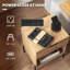 40cm W Manufactured Wood Bedside Table