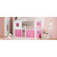 Lit simple superposé en bois avec tente-1985742040-1985741863