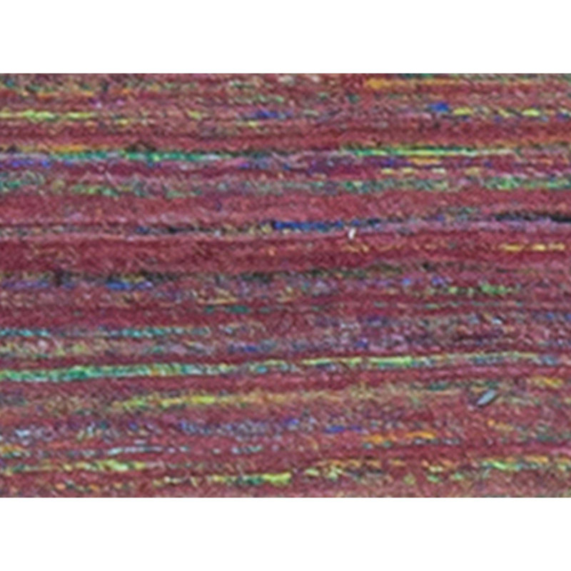 Wool Abstract Area Rug in Red