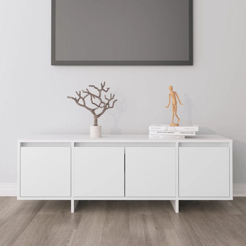 Gancho Unfinished TV Stand for TVs up to 48", White