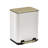 6 Litre / 1.58 Gallon Rectangle Step On and Slow Close Trash Can with Plastic Inner Buckets-88861960