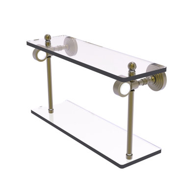 Jarrell 2 Piece Glass Tiered Shelf
