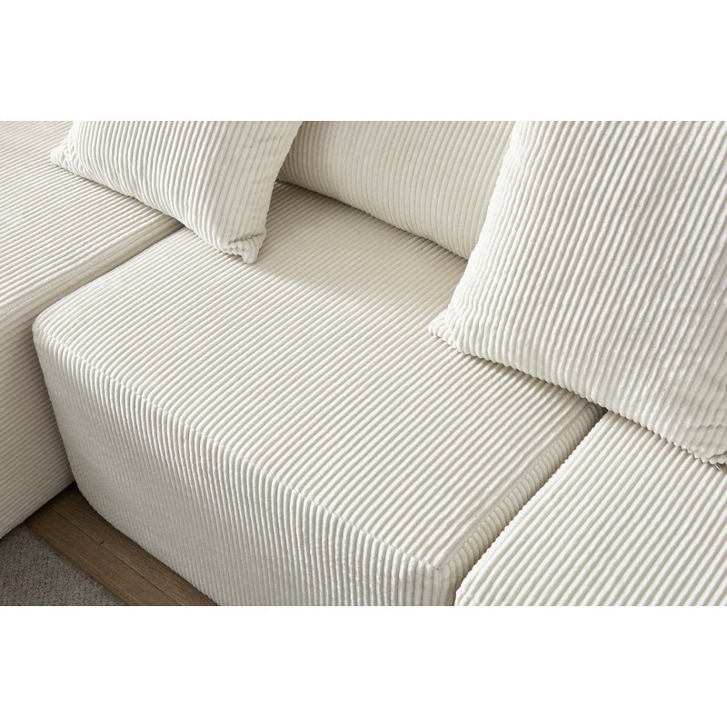 Canapé modulaire en mousse Boneless, Beige