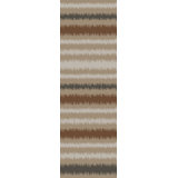Araliya Striped Handwoven Wool Brown/Tan Area Rug