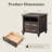 2 - Drawer End Table With Storage And Charging Station-646763489-646763493