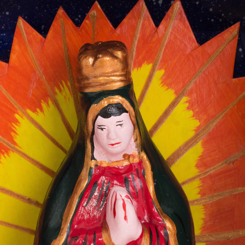 Sculpture retablo religieux fait main Moreton