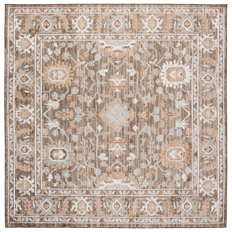 Tapis oriental rétro Performance Westwood, Carré 6 pi 3 po