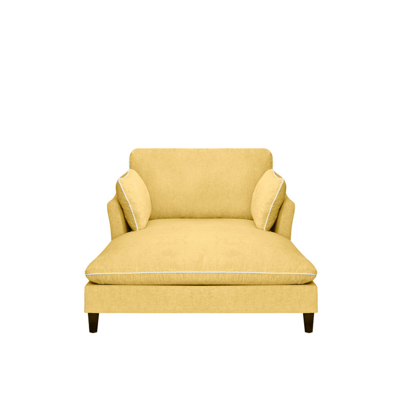 Méridienne l 51 po, Jaune