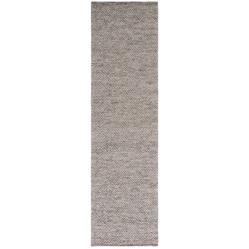 Irish Chain Hand Woven Area Rug, Runner 69 x 244 cm