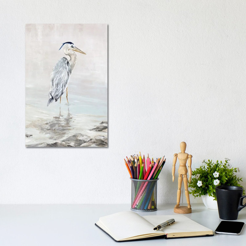 Heron Beauty II - Giclée sur toile tendue avec châssis