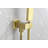 Shower System, Bathroom 10 Inches Rain Shower Head With Handheld Combo Set, Wall Mounted High Pressure Rainfall Dual Shower Head System, Shower Faucet Set With Valve And Trim