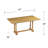 Pauling Extendable Solid Wood Dining Table-1380996738
