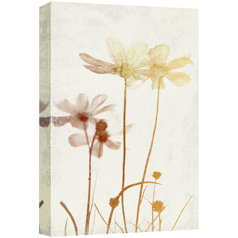Flowers " Floral Botanical IllustrationsArtwork Pictures Wall Art ", 24" H x 16" W x 1.5" D