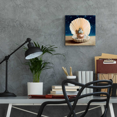 «The World Is Your Oyster» par Lucia Heffernan Wal Art