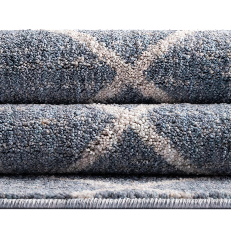 Breze Geometric Indoor Rug, Rectangle 5'3" x 8'