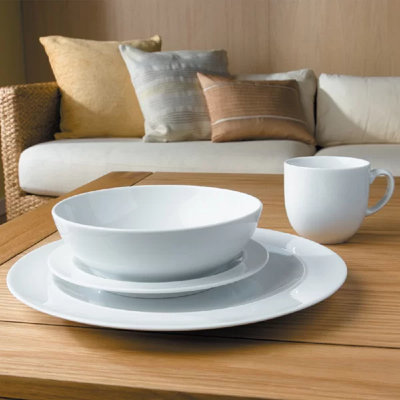 White by Denby 4 Pc Dinnerware Set