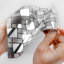 Breianne 15cm W x 15cm L Aluminum Peel and Stick Mosaic Tile-2124024672