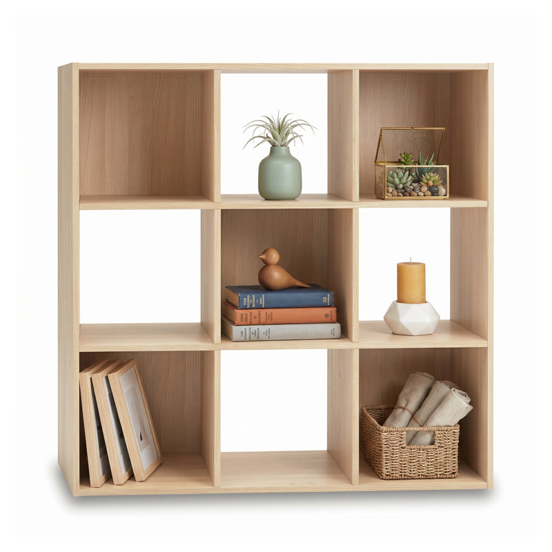 Piperton 9 Cube Organizer, (3 Shelves) 35"H x 35"W x 12"D.