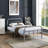 Modway Maisie Stainless Steel Bed Frame-25939367-25939370