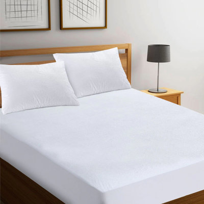 Premium Terry Mattress Protector - Soft, Breathable & Absorbent Bed Protection for Everyday Comfort
