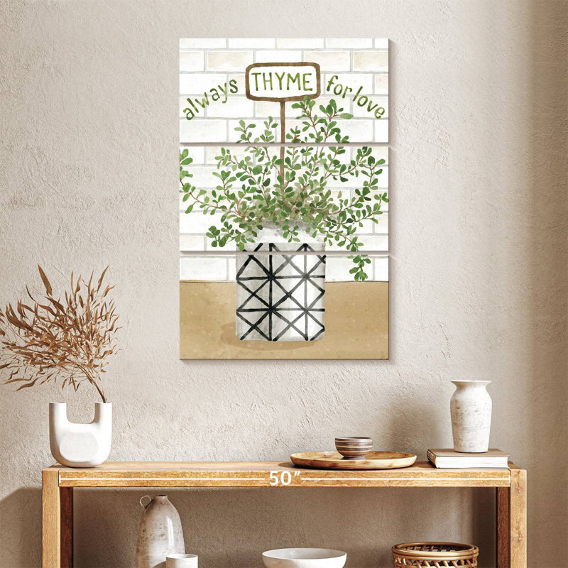 Harnek Herb Garden I, H 38 po x l 24 po