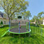 Trampoline 14 pi avec glissoire et balançoires