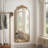 Vintage Ornate Carved Applique Full Body Mirror-1920362766