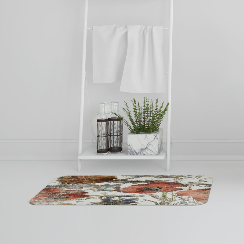 Ajda Memory Foam Non-Slip Bath Rug
