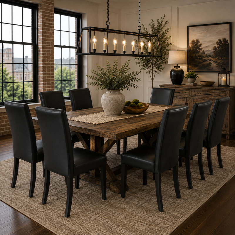 Dining / Game Chair By RAM Game Room, Black