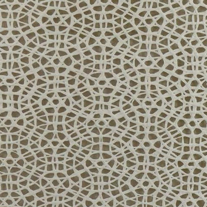White Carved Cutout Design Framed Canvas Painting