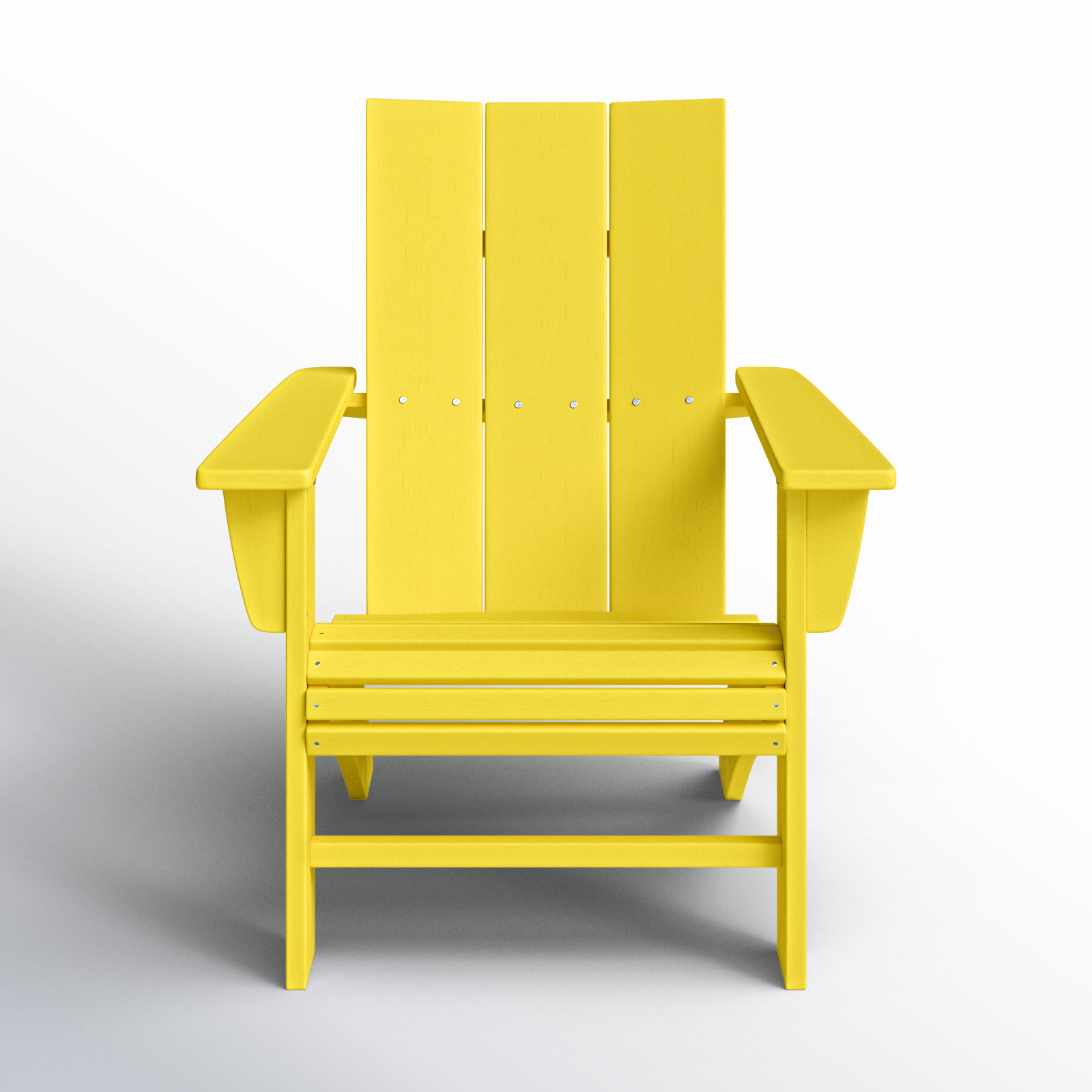 POLYWOOD Modern Curveback Adirondack Chair, Aruba