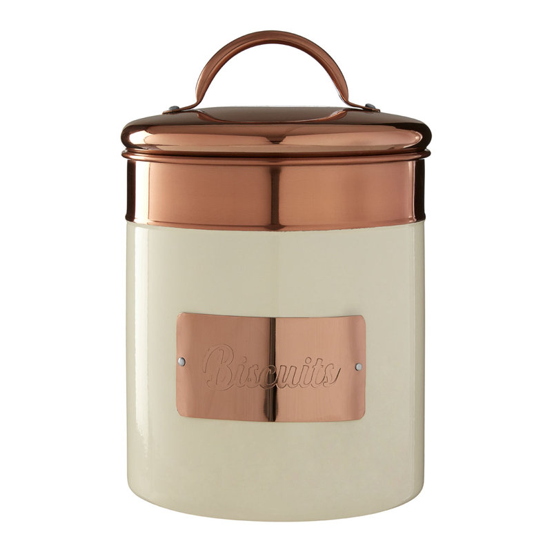 Metal Jar, Gold/Copper